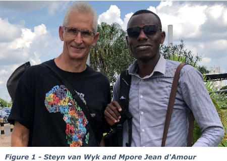 Figure 1 - Steyn van Wyk and Mpore Jean d'Amour